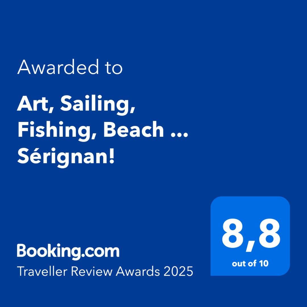 Art, Sailing, Fishing, Beach ... Serignan! Bagian luar foto